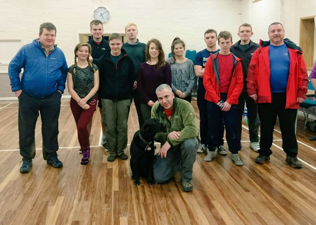 The HQ and DF at the finish line of the <a href="/BgWing/">B&G Wing Air Cadets</a> Dursley Challenge today.