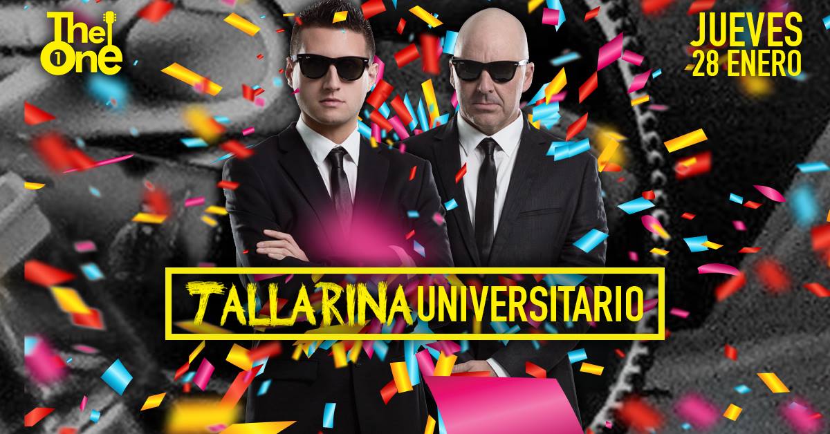 SantiBertomeu's tweet photo. 🎉 ¡SORTEO 2 ENTRADAS! 🎁 
Jueves 28 #TallarinaUniversitario en @SalaTheOne
👑 Follow + RT y listo🌟
Martes 26 ganadores https://t.co/wv5NLyGvlP