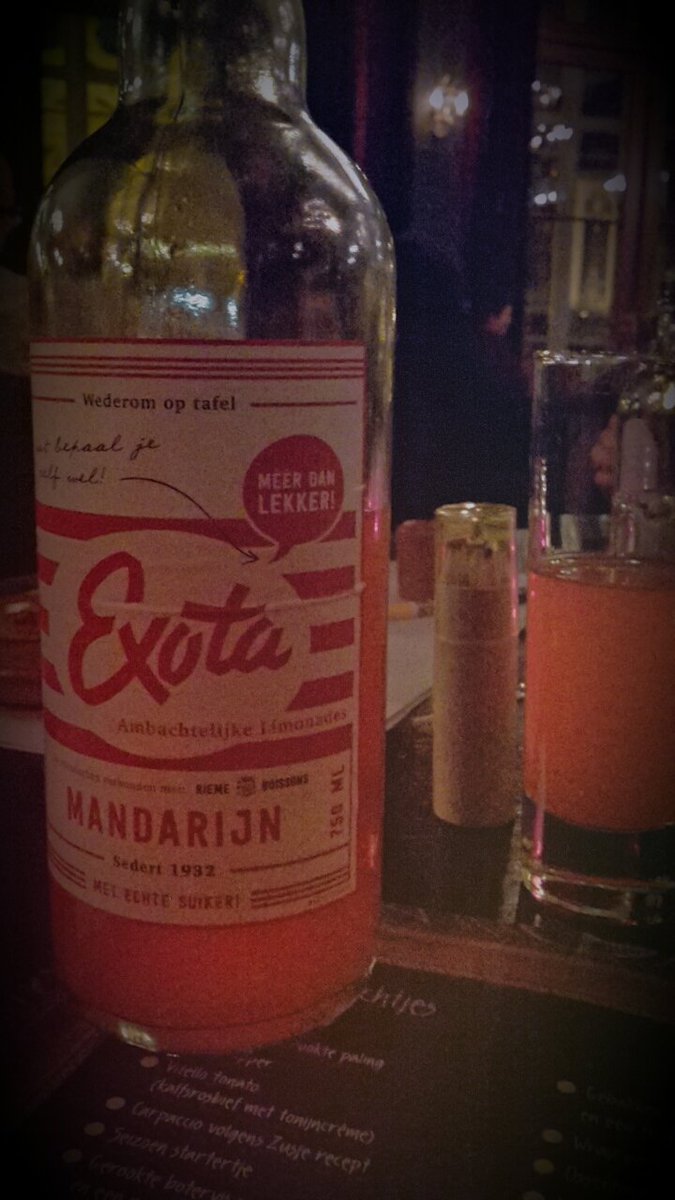 jurgenkoevoets's tweet photo. Lekker gegeten bij #tZusje in #Oudenbosch. #tapas #lekker Nostalgisch @Exota_Frisdrank gedronken! #lekker https://t.co/2u625HRJ1z