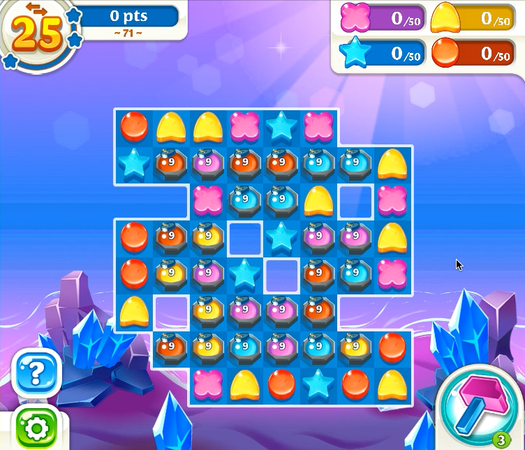 Fresh tip! When playing a "Collection" level, keep an eye on the numbers in the right corner!