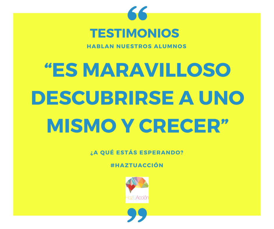 haztuaccion's tweet photo. Nuestros alumnos han querido compartir con nosotros su experiencia en los talleres; lo que sienten ¡Es genial! https://t.co/8doI1AJt0p