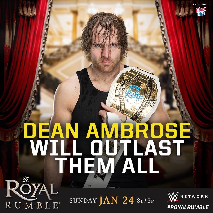 TheAlexCSports's tweet photo. #RoyalRumble Predictions: #DeanAmbrose will retain his #ICTitle in a close #LastManStanding match! #AmdSTILL https://t.co/rPILzRzzz8