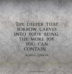 FarahGeeSears's tweet photo. I love the idea that you turn your sorrows into a bigger well for joy!

#carvingmoreroomforjoy https://t.co/7aq7J7cRkA