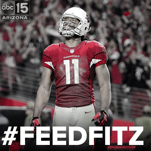 abc15's tweet image. He's hungry.

#AZvsCAR #BeRedSeeRed #WinItForFitz