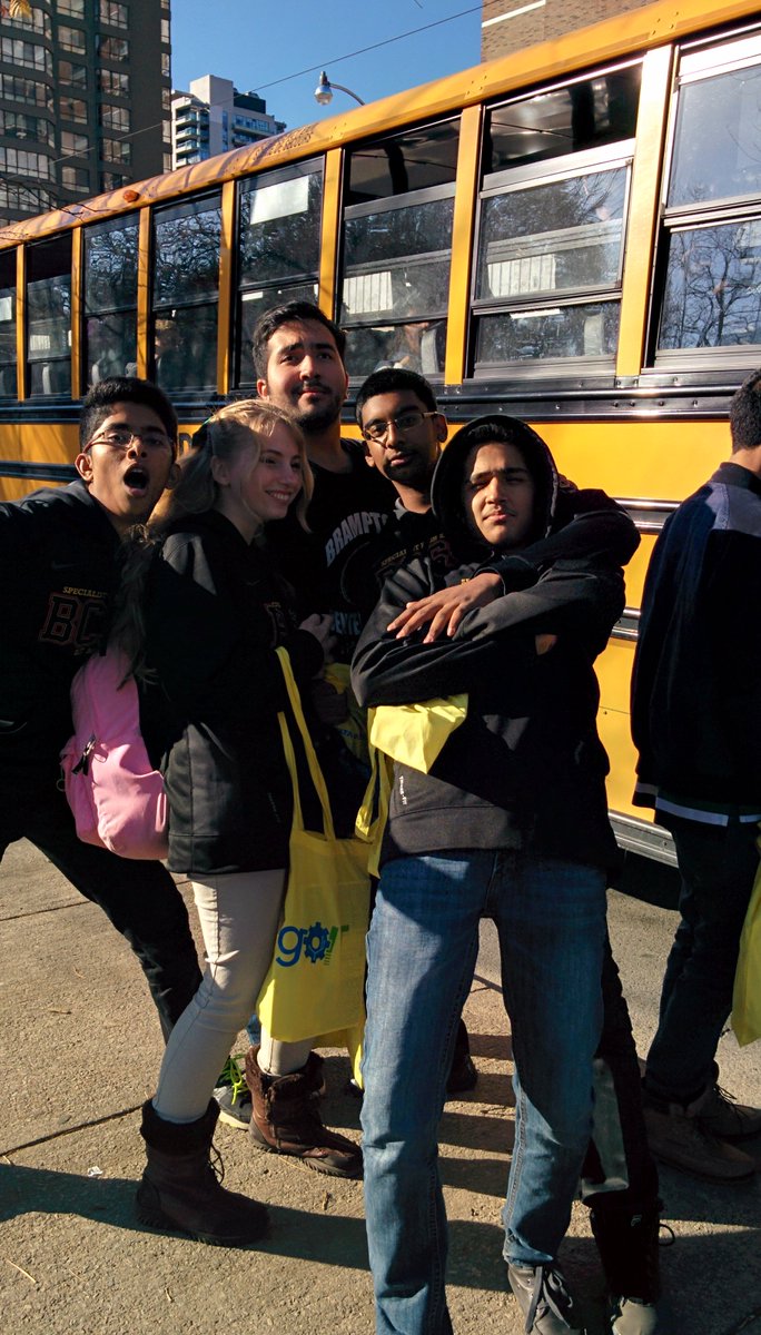 The first BCSS SHSM field trip to the ICT TalentMash in Toronto. <a href="/shsmbcss/">SHSM BCSS</a> #shsm #ICT