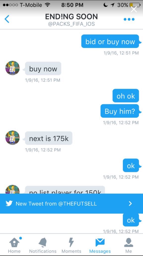 Fut_Cop2016's tweet image. SCAMMER ALERT @PACKS_FIFA_IOS HE SCAMMED 1 MIL FAKE PACKS DON'T BUY FROM RT AND HIM BLOCK HIM OR YOU'LL BE NEXT!