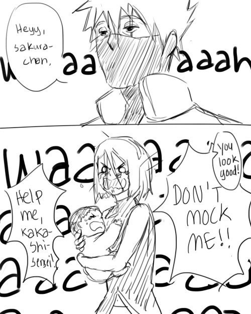 H0KAGE6TH's tweet image. ". . . I Don't Know Sakura-Chan."