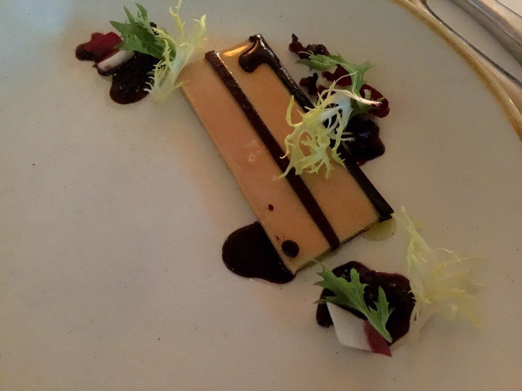 Beautifully light Foie Gras from <a href="/tomsstory/">Tom Sellers</a> &amp; <a href="/SatoAngelo1/">Sato Angelo</a> for #Obsession16 <a href="/NorthcoteUK/">Northcote</a>