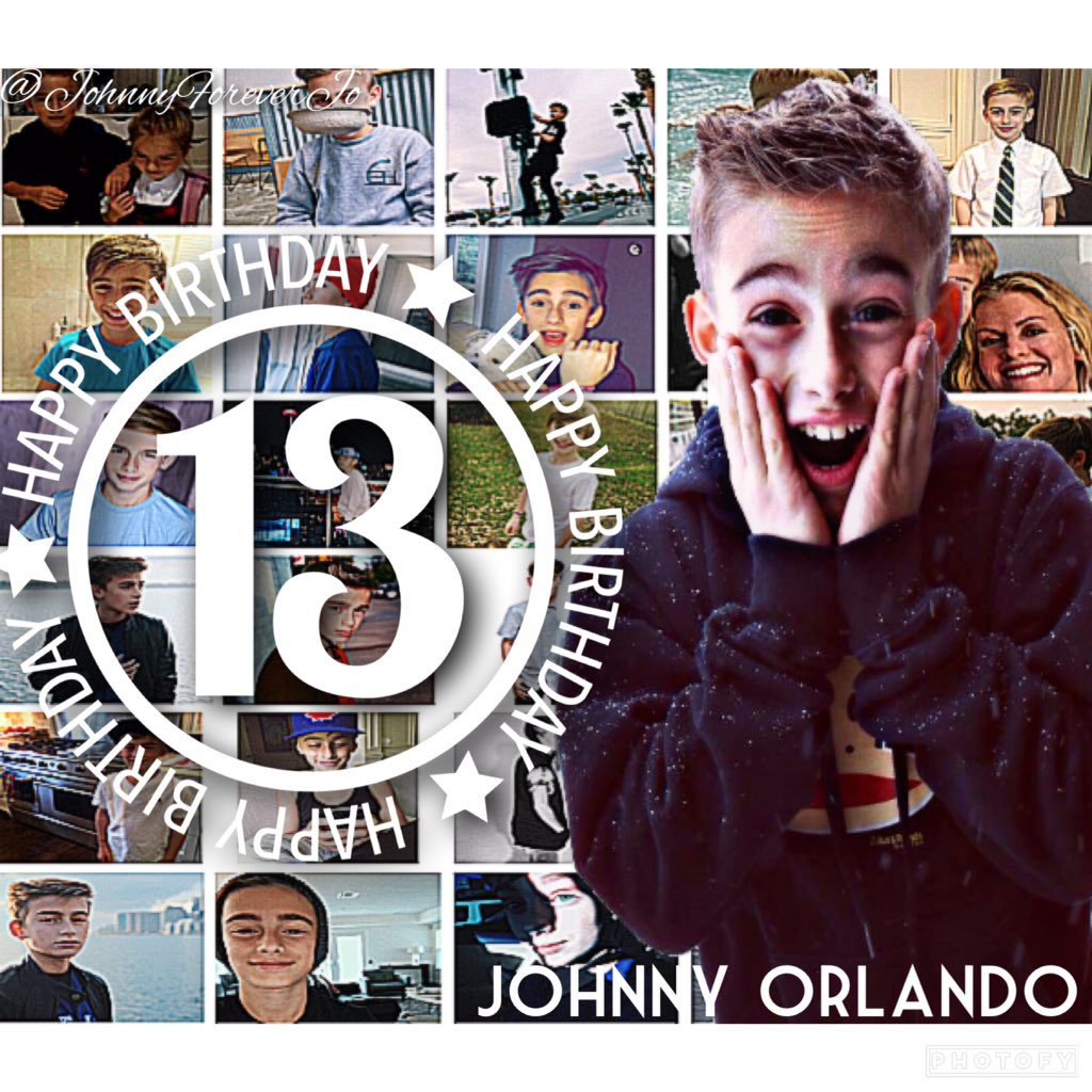 JohnnyForeverJo's tweet photo. Happy 13th Birthday 🎉💥 @johnnyosings Never Stop Chasing Dreams and We love you soo much ❤️🎉💕 #13 https://t.co/dS2k8ob5Xx