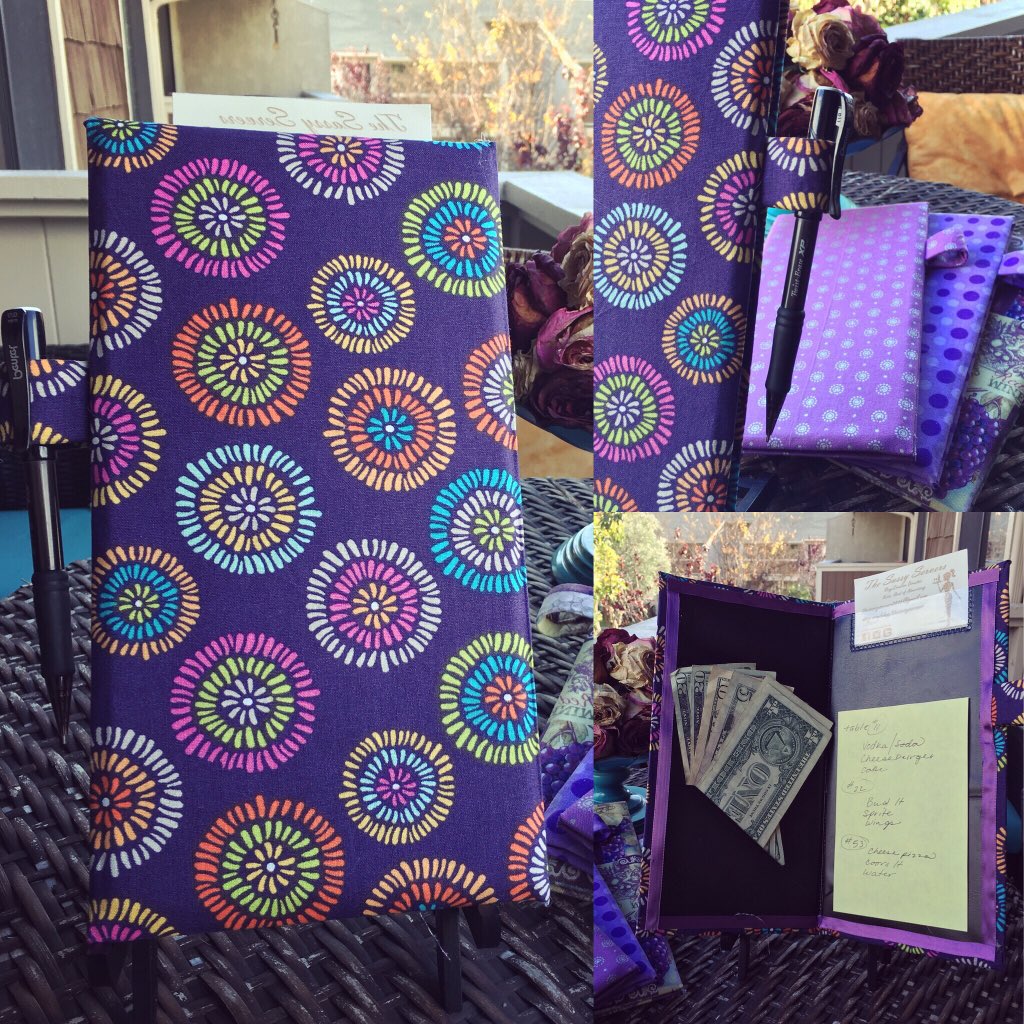 Show off your #innerhippy with this #flowerpower waitress wallets. Etsy.Com/shop/thesassys…