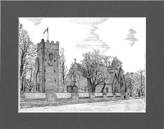 New #drawing of #StMaxentius #church #Bradshaw #Bolton More #drawings on my #Gallery here goo.gl/sD5eh4