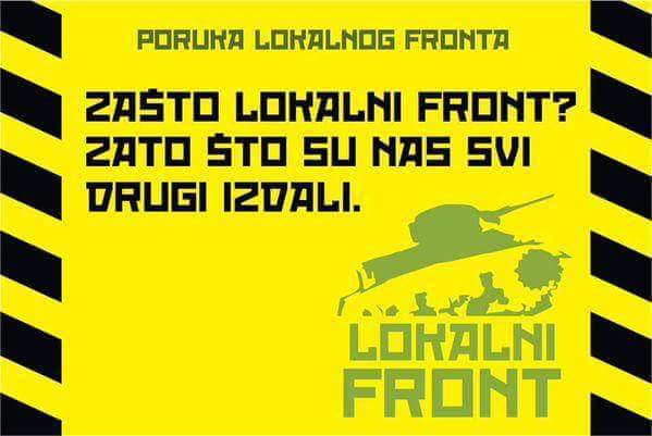 LokalniFront's tweet photo. ZATO ŠTO NEĆU DA ĆUTIM ONO ŠTO SVI VIDE I ZNAJU. ✊
#ProtestKV
#BezStranaka
#BezKompromisa https://t.co/f6lHv3Jgtk