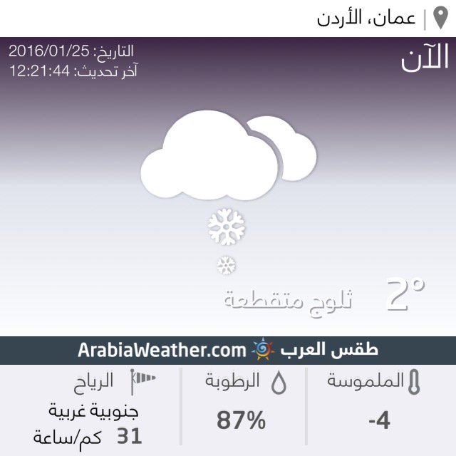 iamsarahsharif's tweet photo. - Now 😥 @ArabiaWeatherJO #ArabiaWeather #amman #weatherjo #jordan #jo https://t.co/bcF4GFrfis