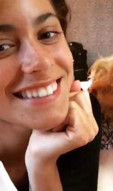 tinitaangelito's tweet photo. tu sonrisa me hace sentir bien a kilómetros de distancia💖 TE AMO🔐✨💜 @TiniStoessel https://t.co/JCswQCDvlo