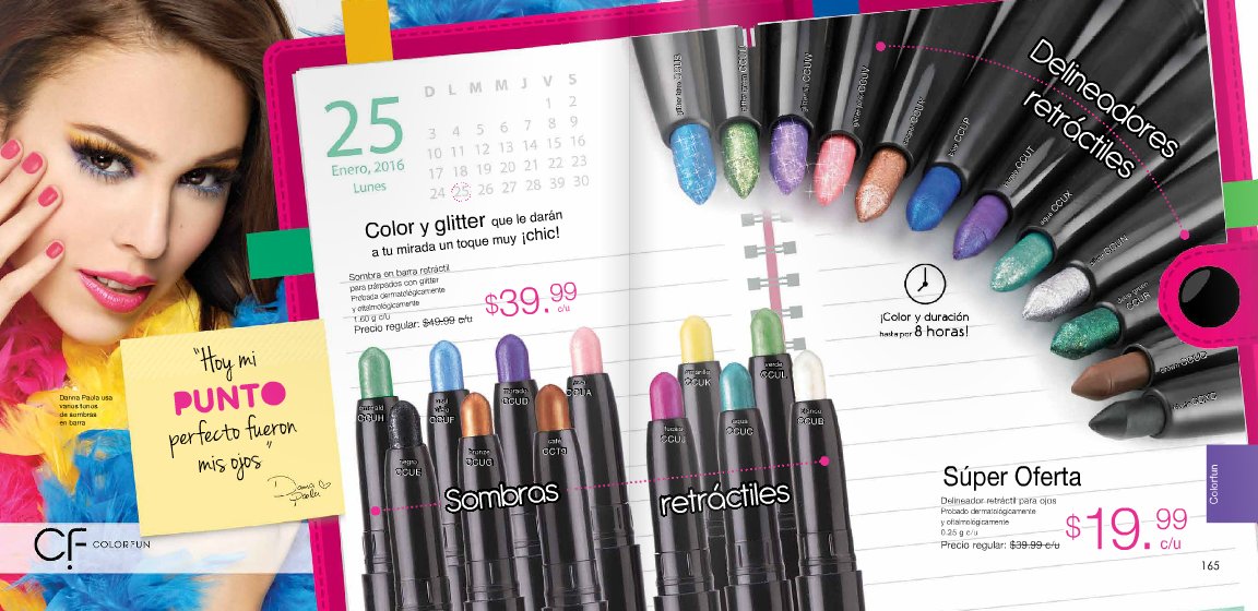 AnGeLdEdAnNaP's tweet photo. Belleza Colorfun - @dannapaola Descubre su Diario de Belleza en el Nuevo Catalogo del 34 Aniversario💄💇💋❤ #FCosmetics https://t.co/qHQ3Og18og