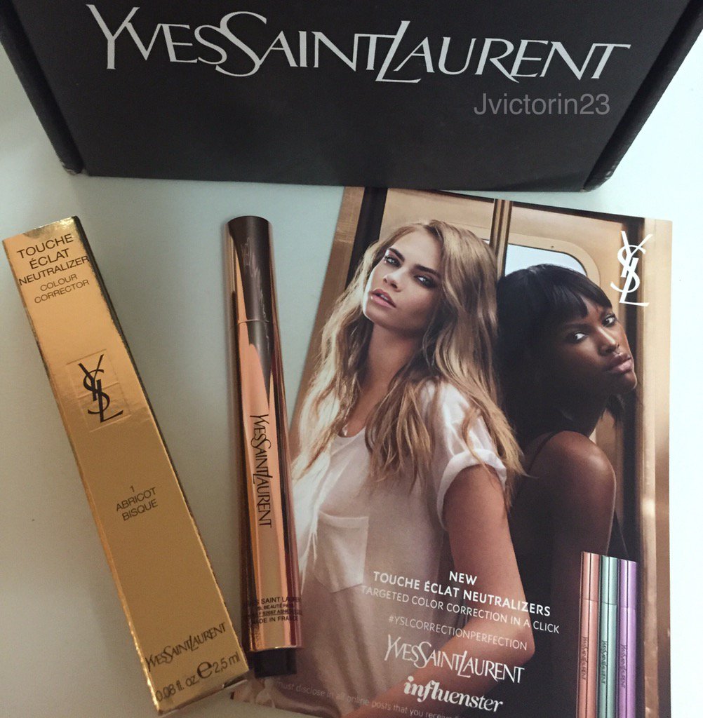 Derekjeterlover's tweet photo. Thank u @influenster 4 my wonderful #yslvoxbox.I received this item free 4 testing purposes.#YSLCorrectionPerfection https://t.co/ctlrUUcihO