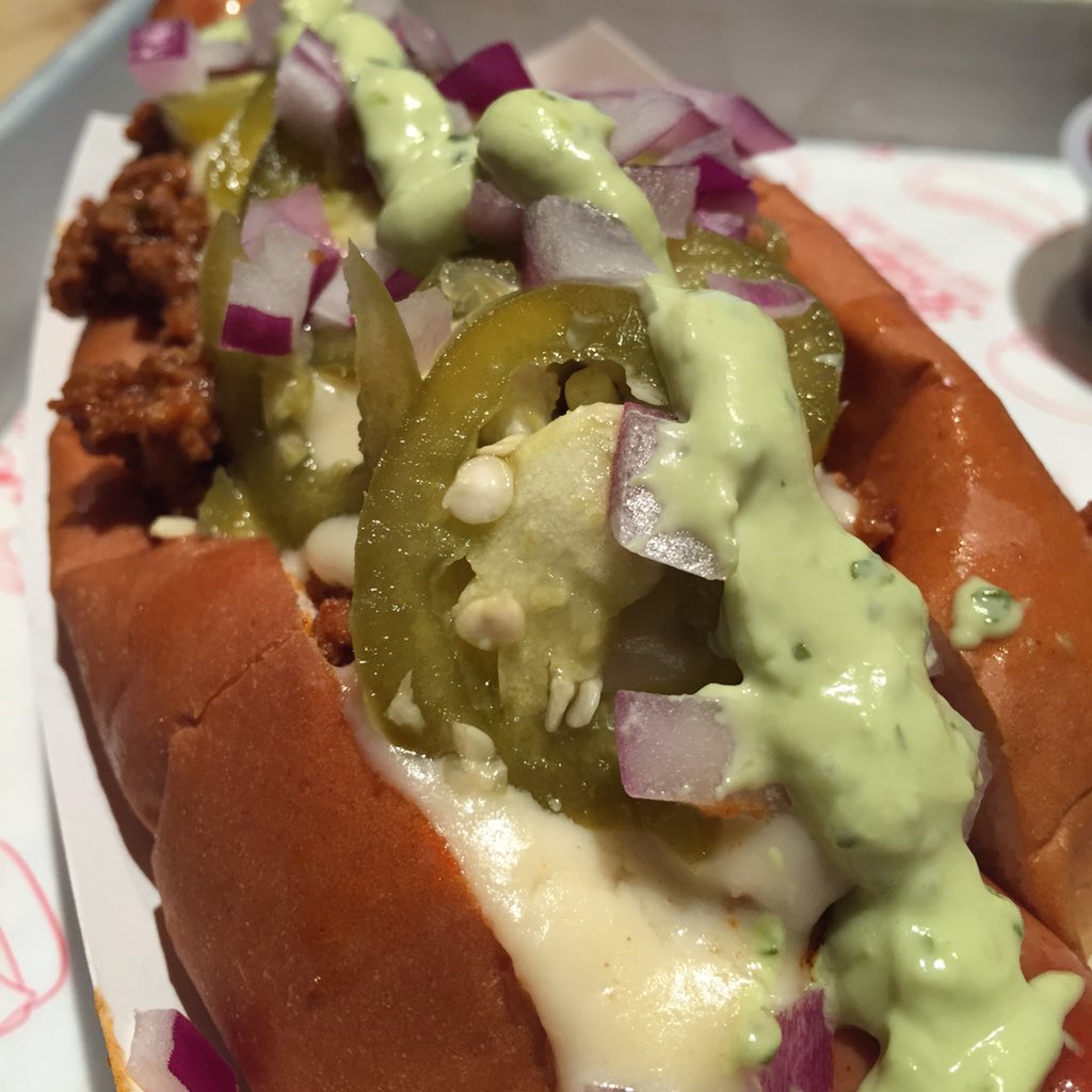 Have you tried this limited time #hotdog? It's delish!