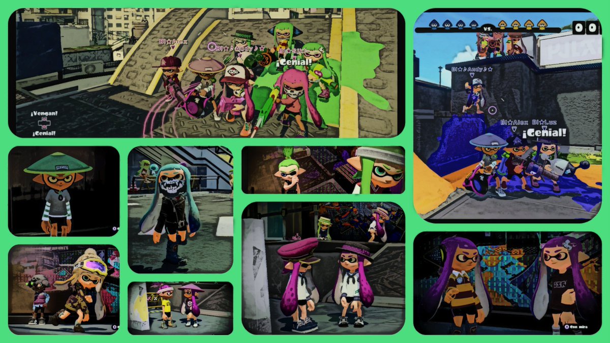 ElJaviCaves's tweet photo. Estos son los miembros de #BraveInk, si ven a esos #Inklings en alguna batalla de #Splatoon, tengan cuidado xD https://t.co/OhsbEuvI8u
