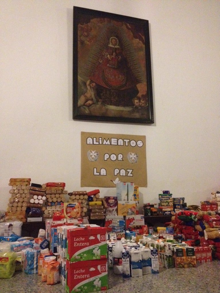Hemos superado los 1000kg en la recogida de "Alimentos por la Paz", para Cáritas. 
Gracias a todos!!