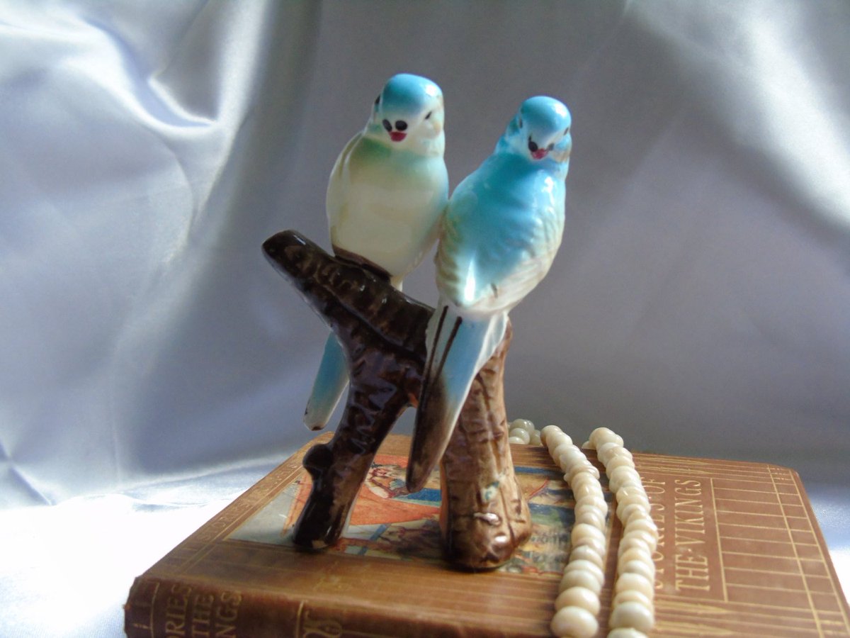 Retro Toy Barn On Twitter Vintage Love Birds Sitting On Branch