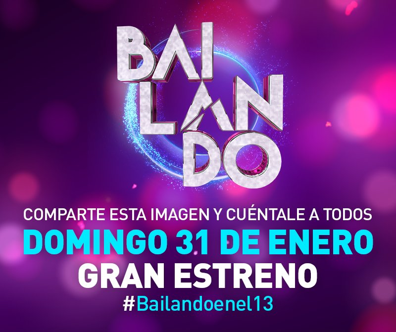 canal13's tweet photo. RT ¡CONFIRMADO! Próximo domingo después de #20AñeroALos40 GRAN ESTRENO de #BailandoEnEl13 https://t.co/Lne1WG2tU7