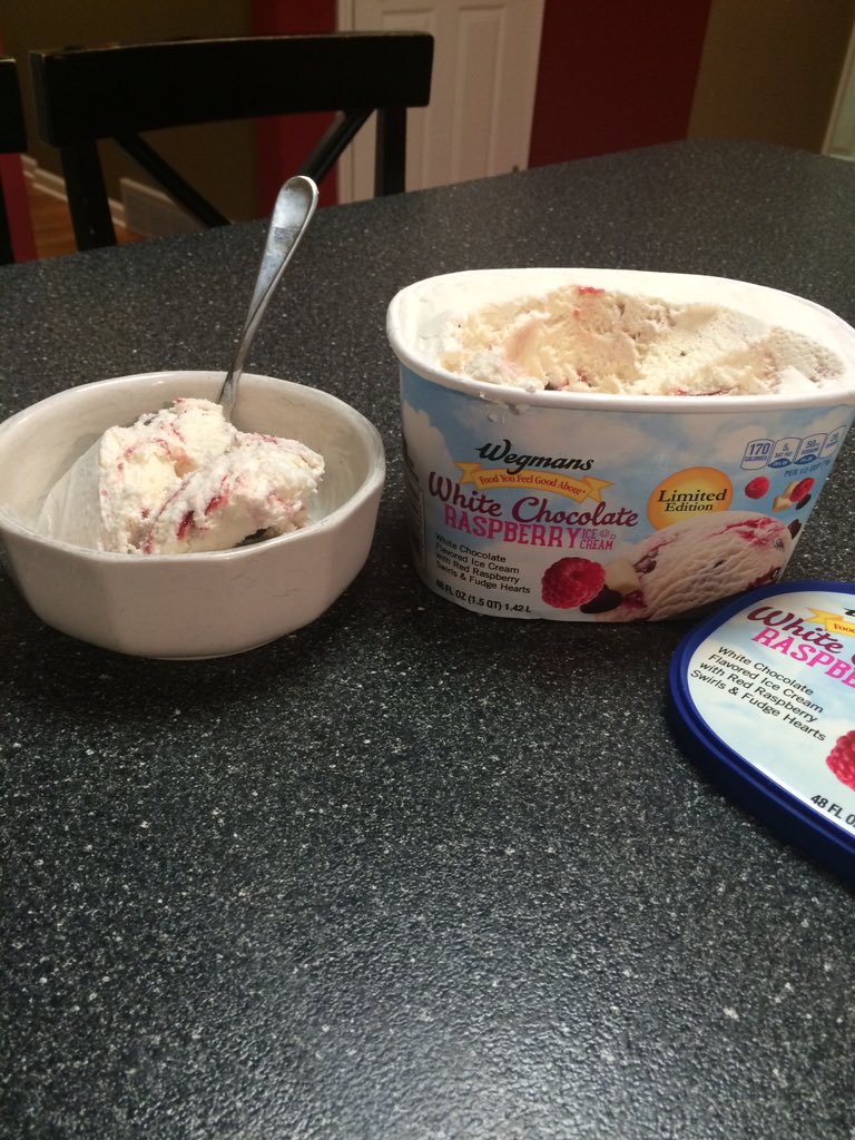 BrianPompo's tweet photo. Always wondered where @Wegmans ice cream was made... White chocolate raspberry definitely came from heaven #LMStore https://t.co/O55wAQmYhw