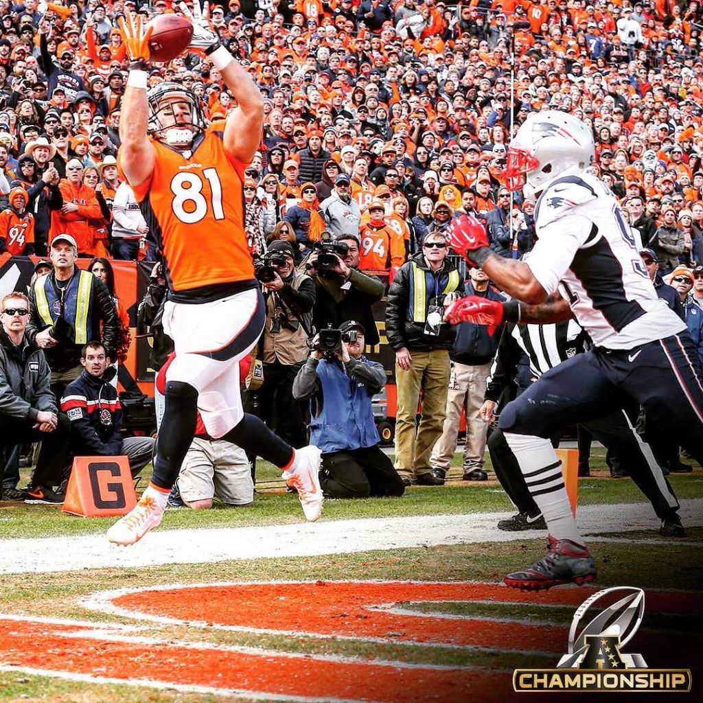 NFL @nfl: 2 receptions. 2 TDs. #BroncosCountryPlayoffs 📷: @65tptphotog/NFL instacelebs.net/top-brands/nfl…