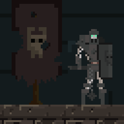 chatrumthegame's tweet photo. Skeleton commander of the Undead #pixelart #gamedev #chatrum https://t.co/FI66DFa1uD