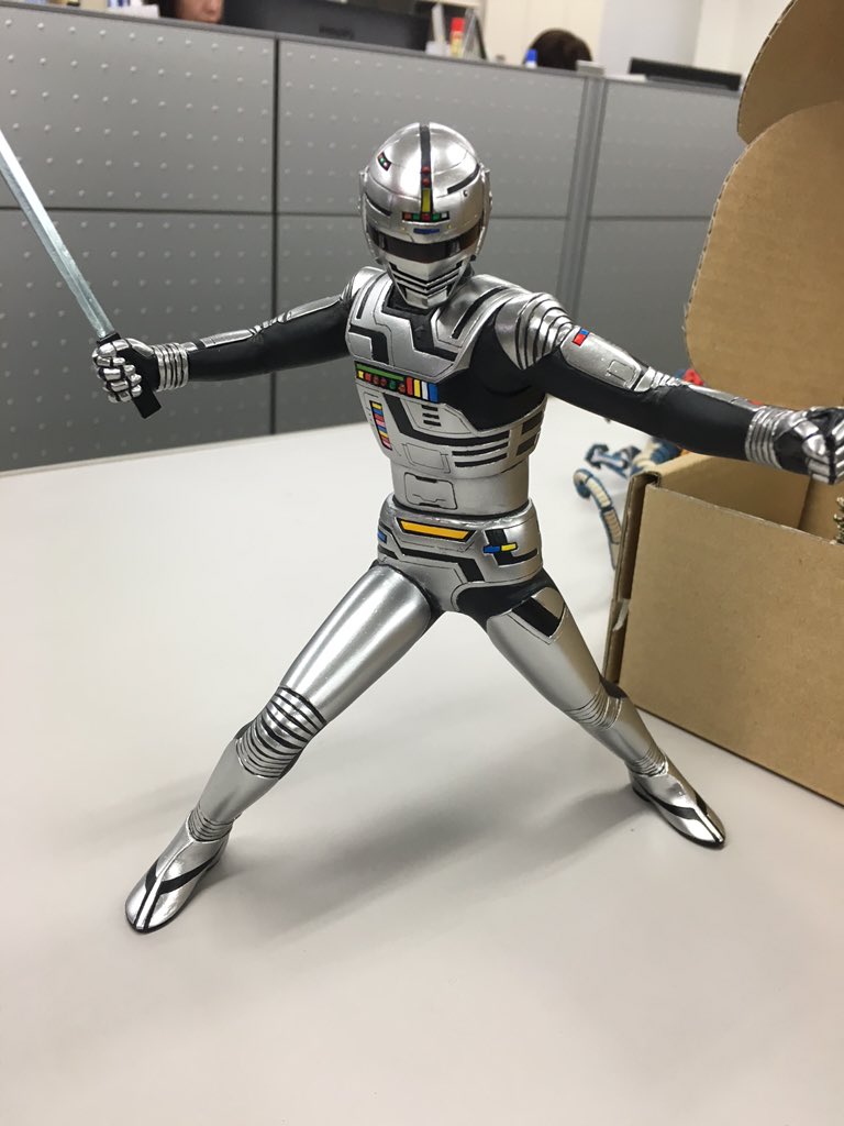 蒸着！」 #宇宙刑事ギャバン #四万十ファクトリー #ソフビキット