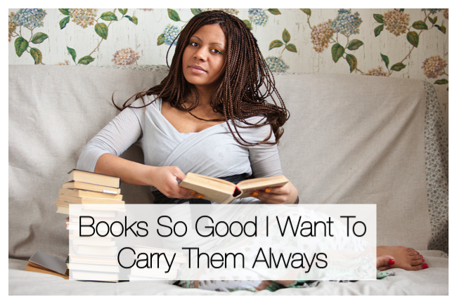 BookRiot's tweet photo. Are there any books you've read recently that you want to carry with you always? https://t.co/rsbQ0YQo4M https://t.co/1Sej0YceL1