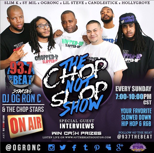 937thebeat's tweet image. #NP Hater Maker @kaydotjaydot420 F/@ZROMOCITYDON  #ChopNotSlopShow W/@OGRONC &amp;amp;@TheChopstars 937thebeathouston.com/listen