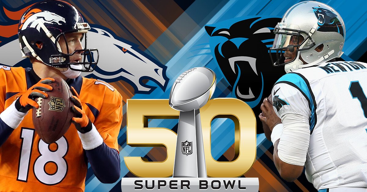FOX Sports: NFL on X: 'SUPER BOWL 50! @Broncos vs @Panthers #SB50   / X