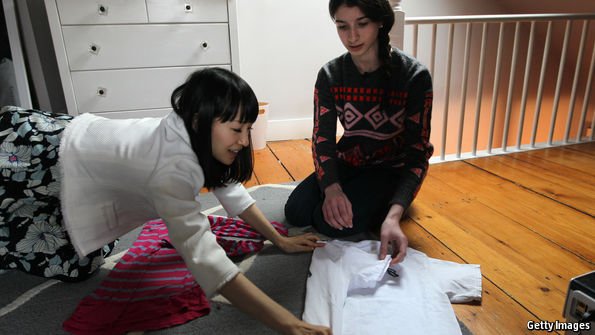 TheEconomist's tweet image. Can a de-cluttering manifesto change the world? econ.st/1QiI1yb