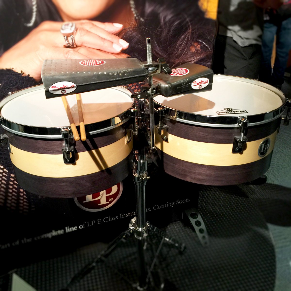 LPPercussion's tweet photo. . @SheilaEdrummer Signature Timbales @NAMMShow #lpercussion #namm2016 https://t.co/chWXUkMO2J