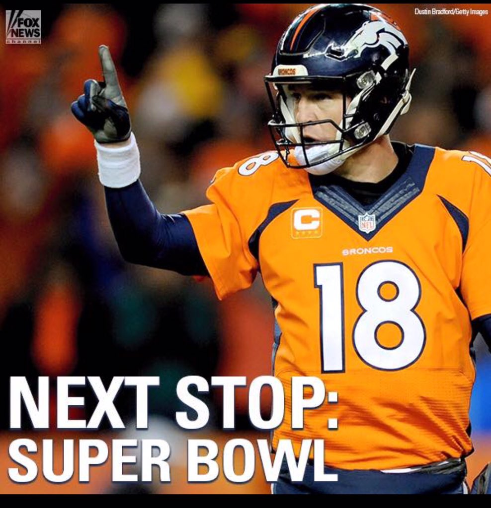 MpWomack's tweet photo. @claire_buff   The Bronco's are headed to the SUPER BOWL!! https://t.co/DY7ZS03YdU