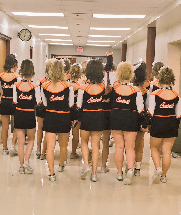 CoachTPowers's tweet image. What great performance today! Way to go Lady Saints! #sectionalsweek #STCEcheer