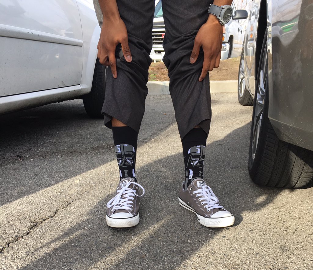 sheldonsankles's tweet photo. The force is strong with these ankles.... #sockgameonfleek #starwars https://t.co/ihR72QXRw4