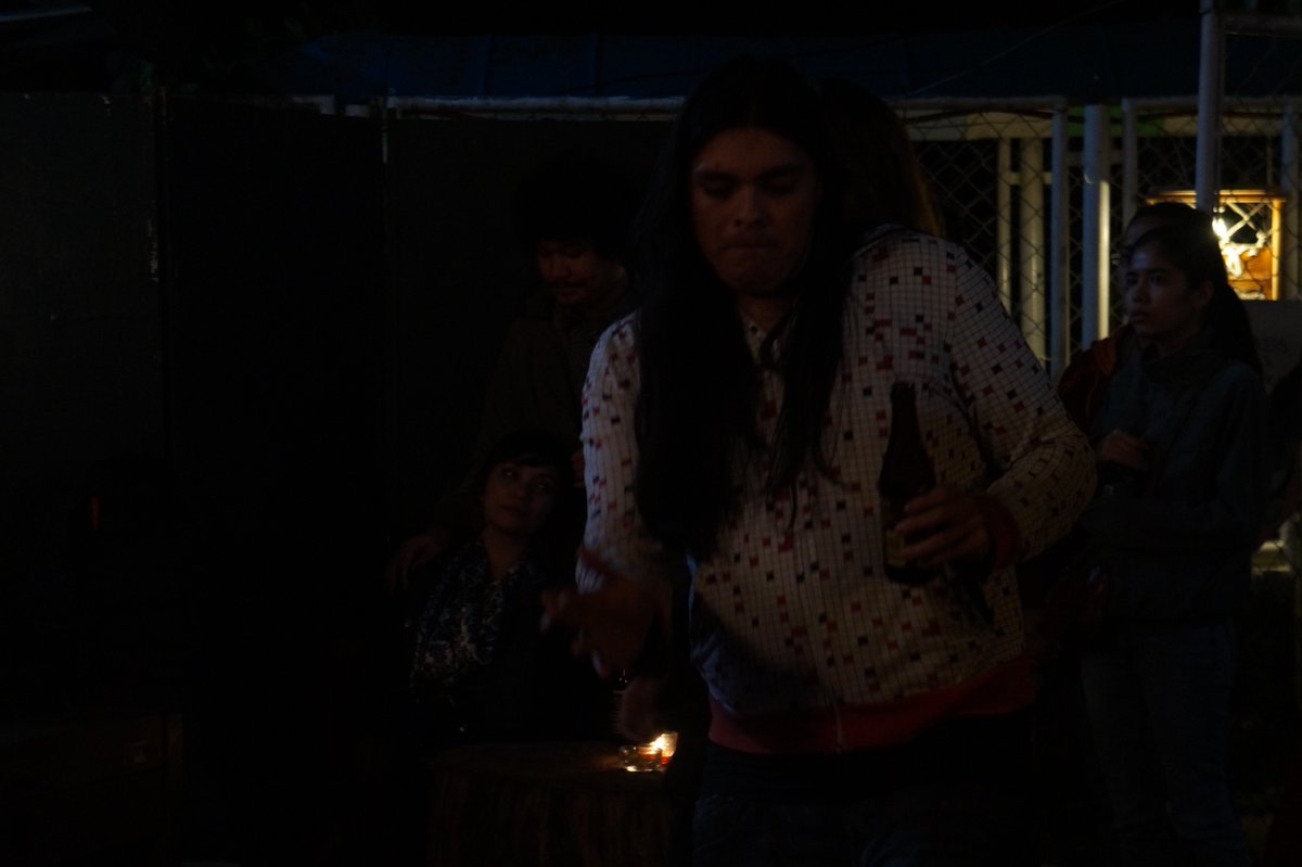 flynn_sofia's tweet image. snap from a local gig. letting off some steam for increased focus on weekdays!