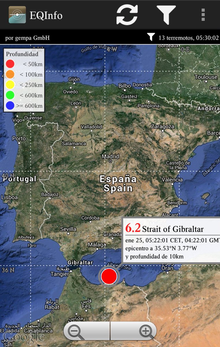 WelcomeToMalaga's tweet photo. Esta vez ha sido de 6,2 #TerremotoMálaga https://t.co/Gcc0c6aM2j