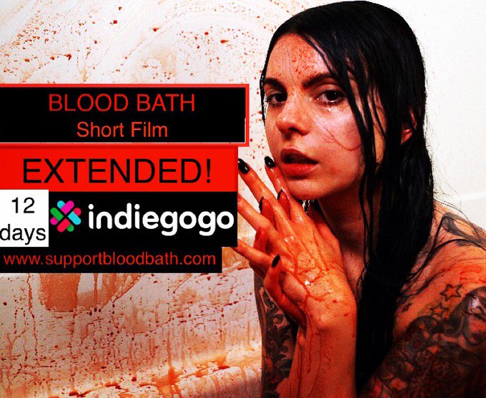 ❤️ there's still time to #supportindiehorror &amp; help me make my #film @Blood_Bath_Film ! https://t.co/KbOMC30t6t<a href="/tag/supportindiehorror"class="tags">#supportindiehorror</a><a href="/tag/film"class="tags"><span>#film</span></a>