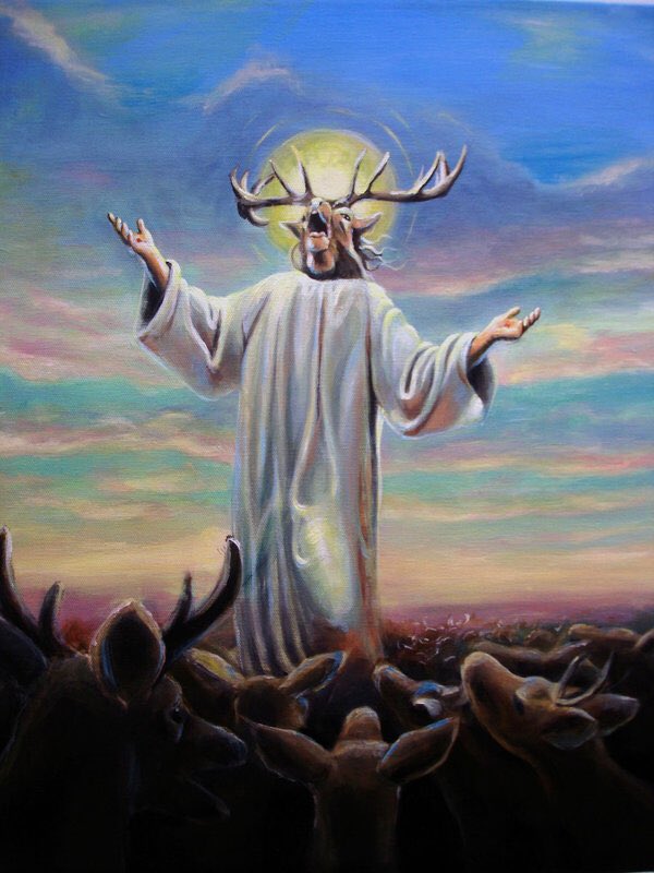 Cinnamon_Quin's tweet photo. Deer god https://t.co/eGmwjioXVR