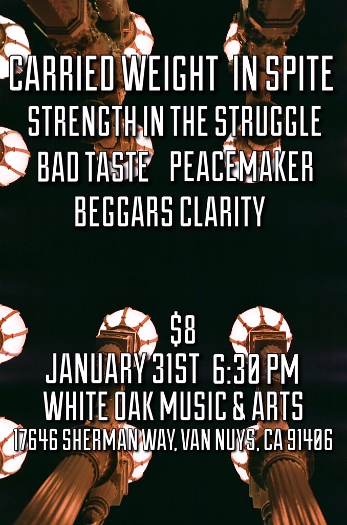 This is in a week. Come watch some heavy bands do the thing