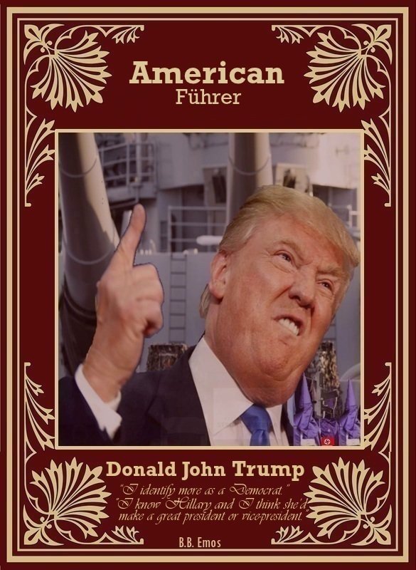 KevTrust's tweet photo. @TheDemocrats American Führer: Donald John Trump https://t.co/amo7PVWGLd … via @amazon https://t.co/OBSzaMvgI8