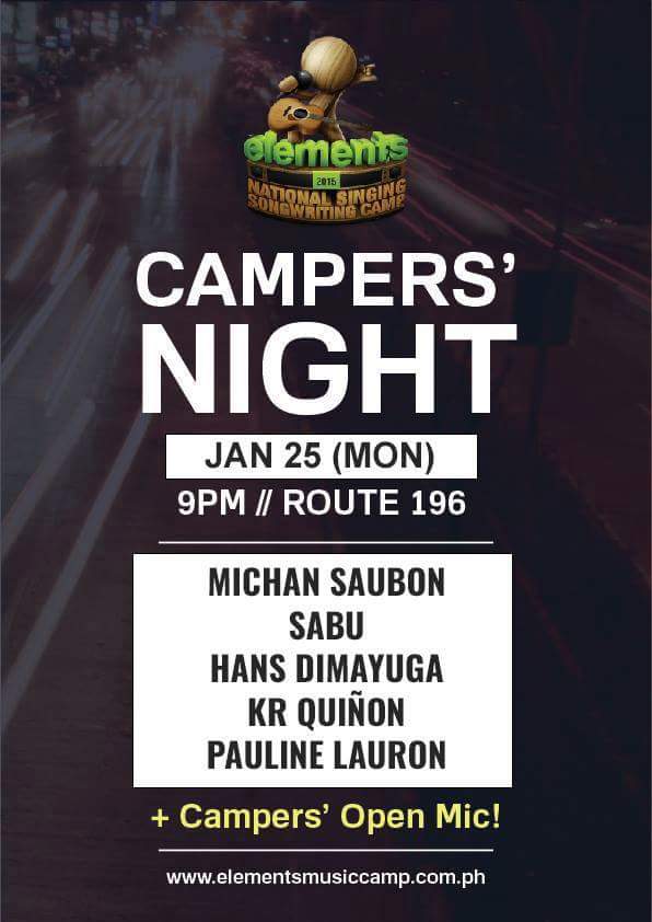 serah's tweet photo. Op! See you later ;)
#CampersNight #ElementsCamp https://t.co/kql7XD3kbi
