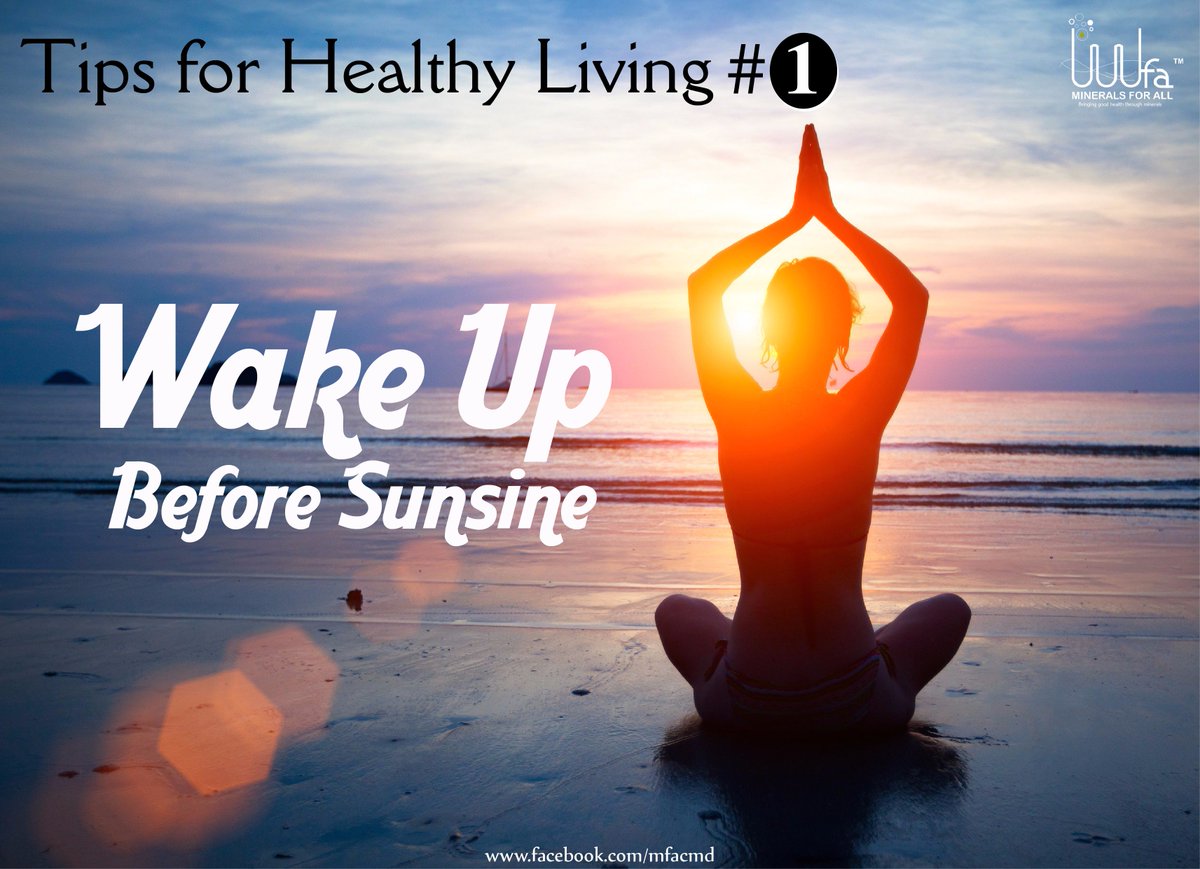 mfa_direct's tweet photo. #1Tips for healthy living: People who get up before sunrise have #healthier immune systems. https://t.co/eq0lWS5ZXl
