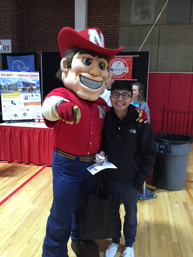 aidenminhluu's tweet image. Herbie and I 😁#unl #Getrec