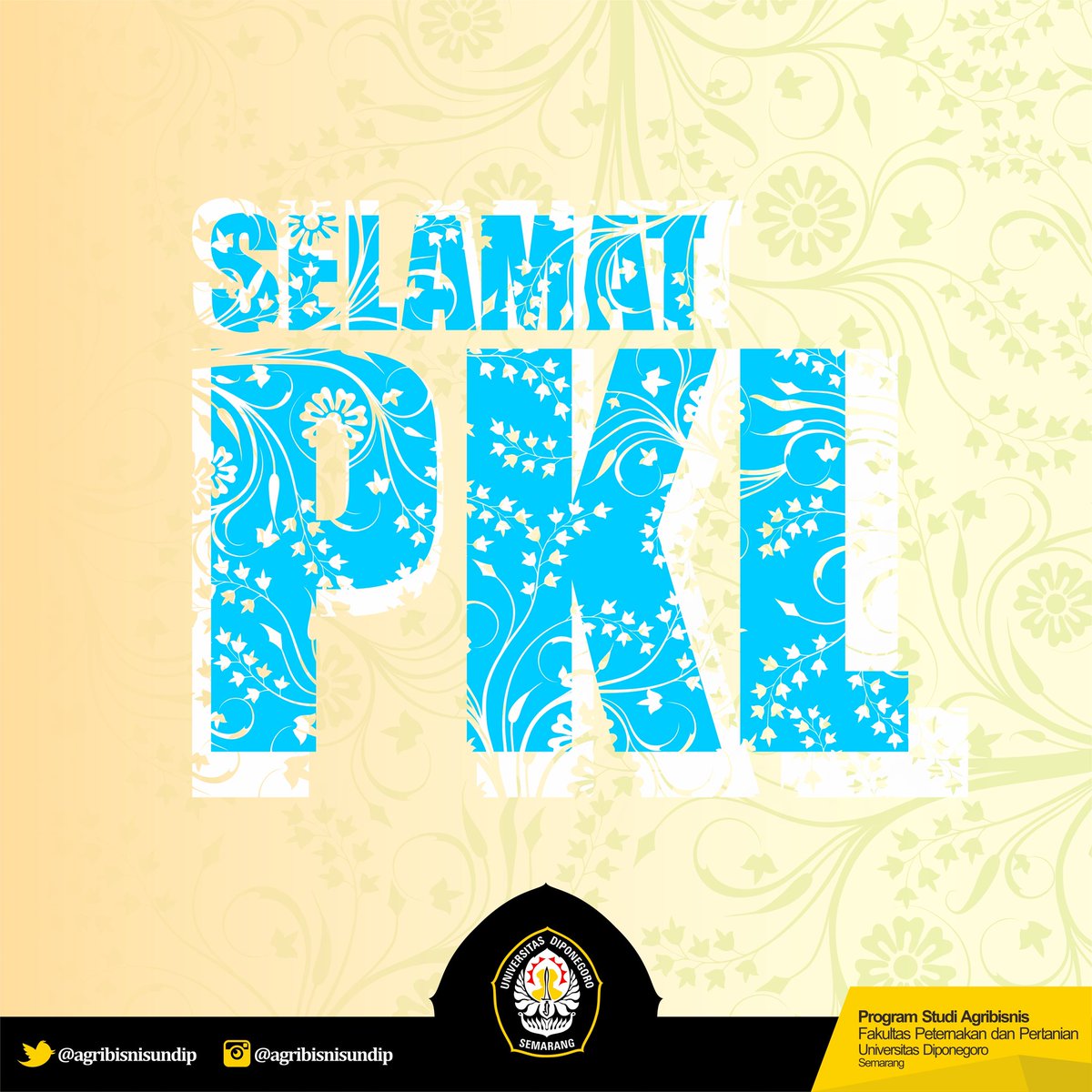 Semangat PKL nya Agribisnis 2013! 😊