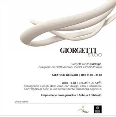 McmEventi's tweet photo. Siete tutti invitati, sabato 30 gennaio, ad una presentazione di SUDESIGN presso l'Atelier GIORGETTI ad Avellino! https://t.co/wli9fF0wHL