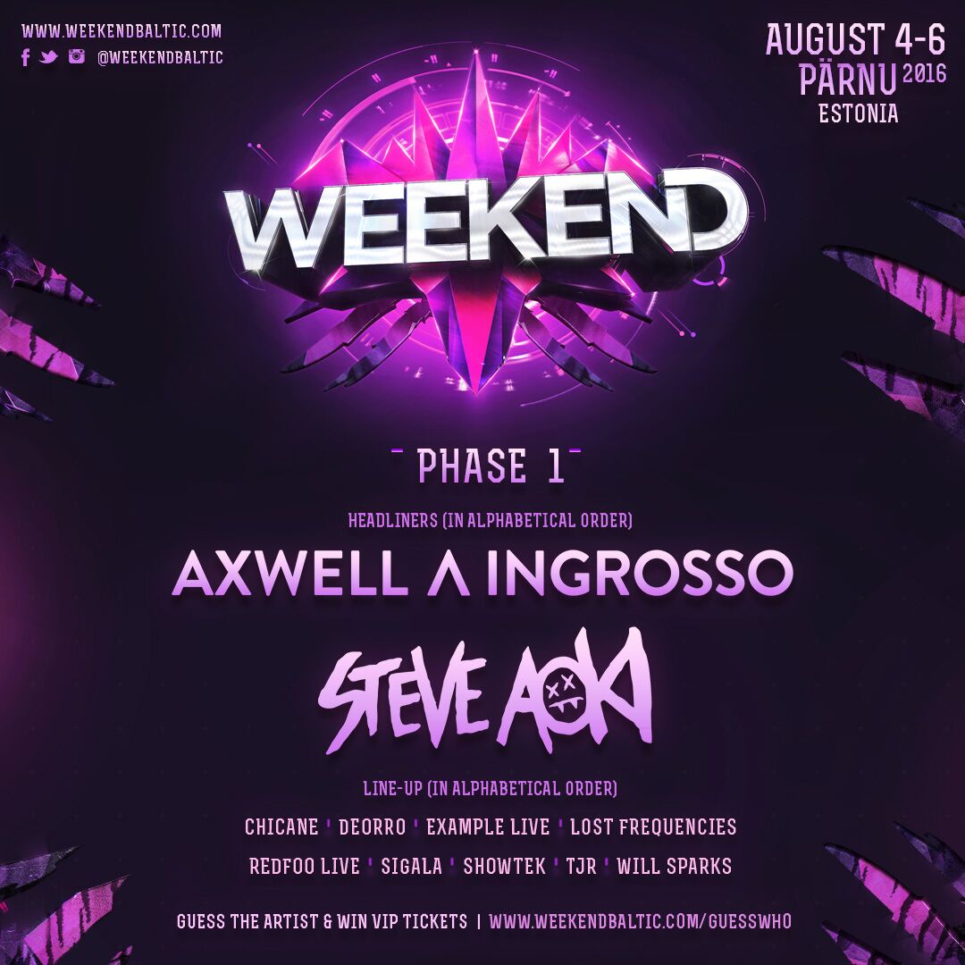 Weekendbaltic's tweet photo. PHASE 1 LINE UP ANNOUNCEMENT IS HERE! https://t.co/zTix6ODzld