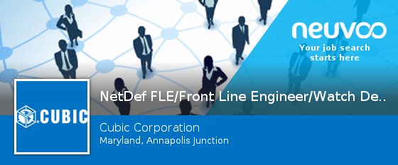 NeuvooStaClara's tweet image. #NetDef #FLE/Front Line Engineer/Watch Desk (System Administrator II) neuvoo.com/job.php?id=8rn…